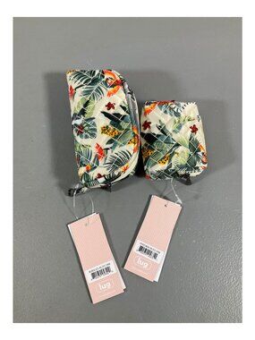 Lug Mini Choo Choo/Bobsled Cream Eyeglass & Pill Case - Compact Dual-Use Design